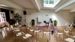 Geluidsinstallatie bij een opleiding Geluidsinstallatie bij een opleiding