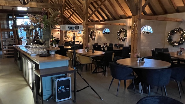 Beamer verhuur Restaurant 't Veerhuis in Opheusden